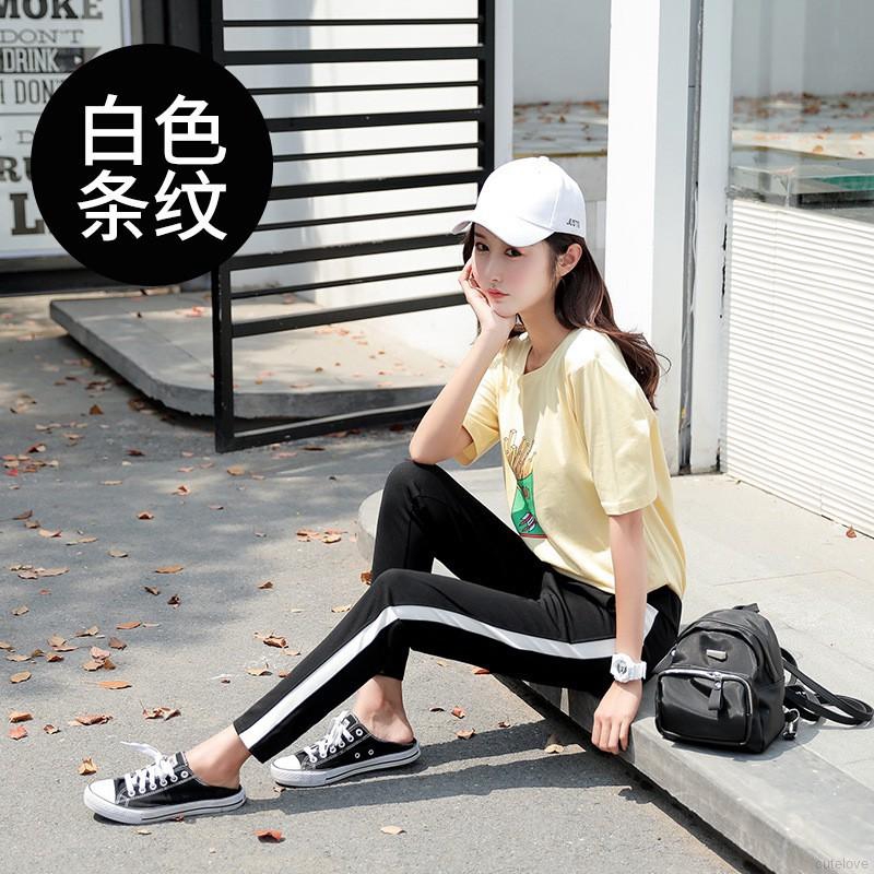 Korea Joker Hot Ins Slacks Women Trouser With Trim Pants | BigBuy360 - bigbuy360.vn