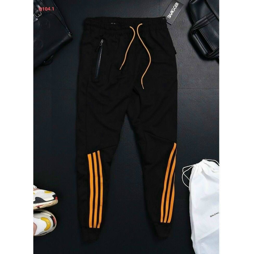 Quần Jogger Nam Nữ 3 Sọc Form Ống Rộng Bo Gấu Vải Mịn Năng Động Trẻ Trung Form Chuẩn, Chất Dày Đẹp