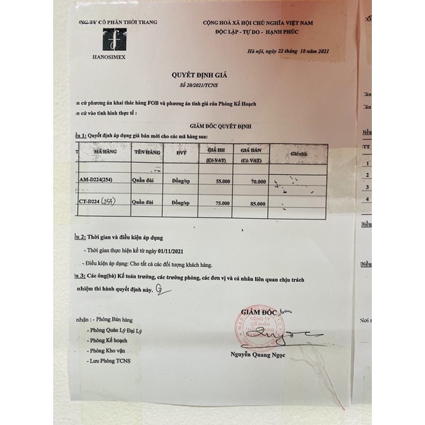 QUẦN ĐÙI NAM HANOSIMEX AD_M224 CHẤT COTTON