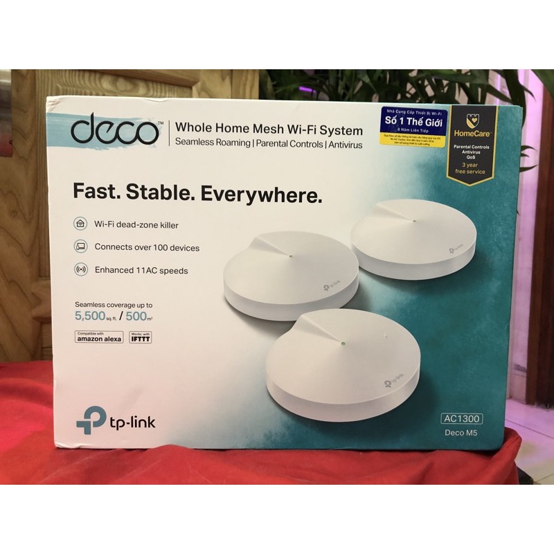 Bộ mesh wifi tplink deco M5