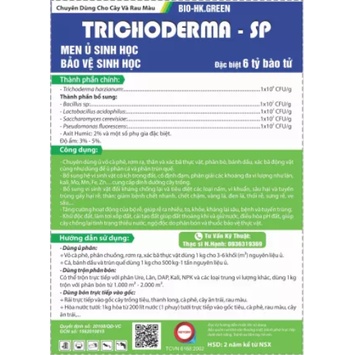 Phân bón vi lượng TOTT'S FERTILIZER Nấm Đối Kháng Trichoderma Nông Dược Hoàng Kim - 1kg