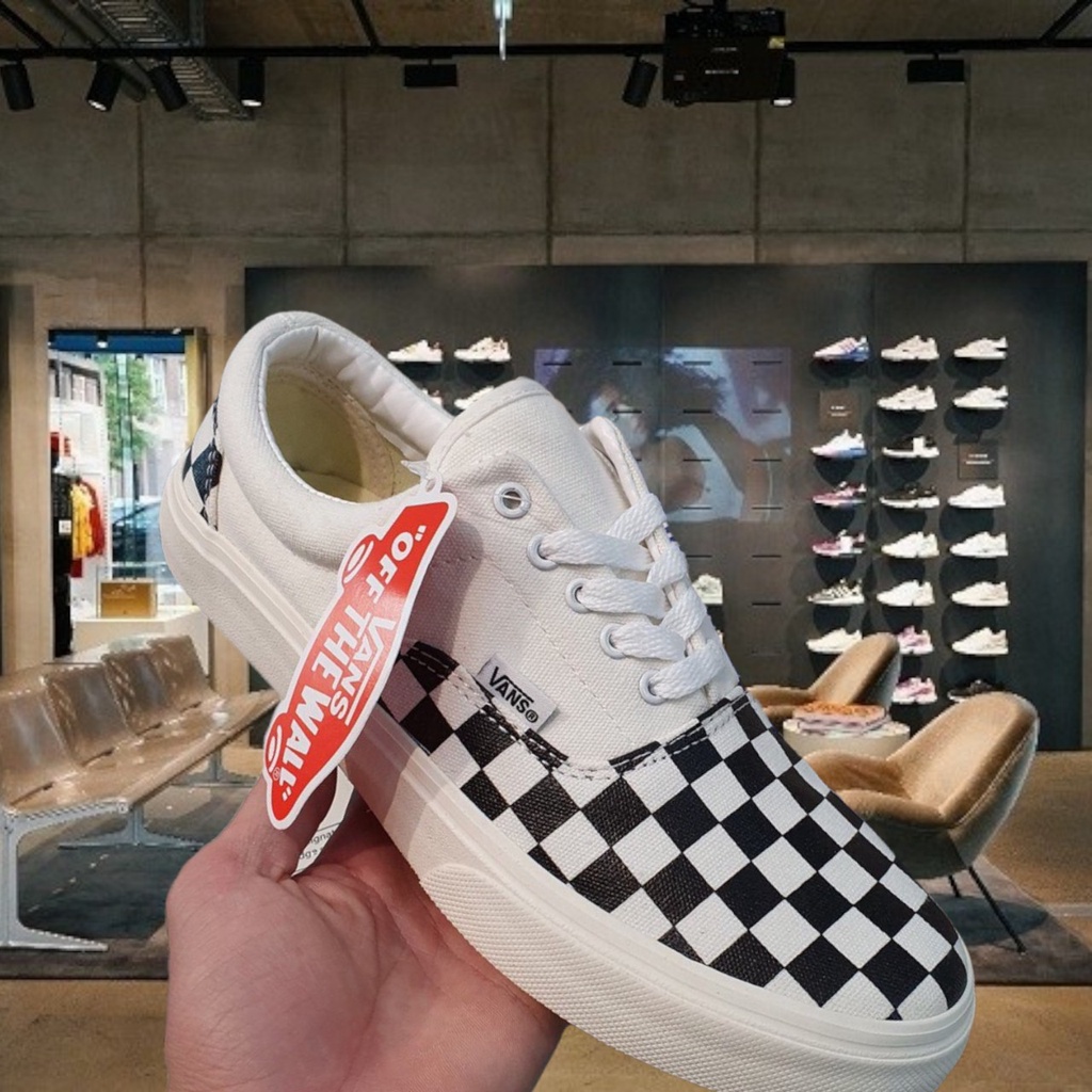 ɢɪᴀ̀ʏ ᴛhể ᴛʜᴀᴏ ɴᴀᴍ ɴᴜ̛̃_ɢɪᴀ̀y Vᴀɴs Cᴀʀᴏ + Vans trắng  1.1