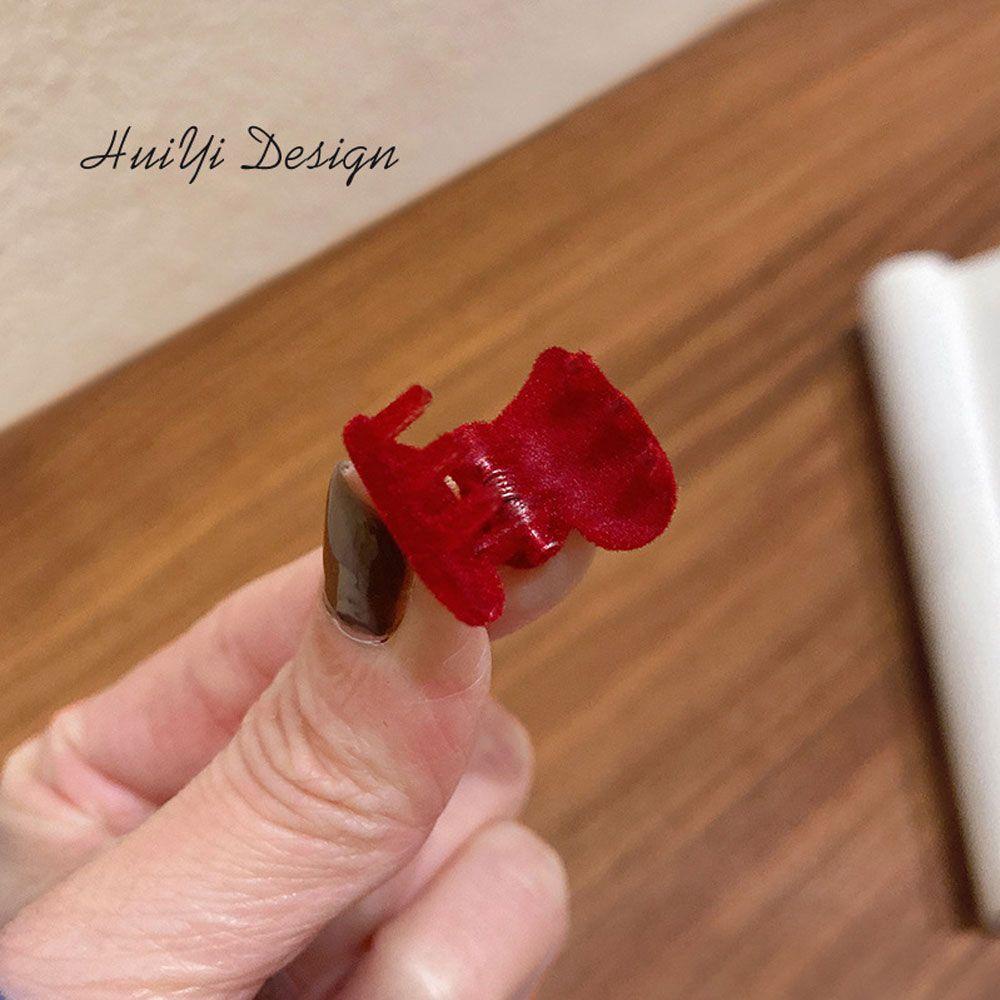 Kẹp Tóc Nhung Mini Dễ Thương Cho Bé Gái