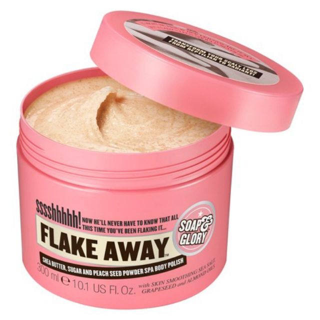 (BILL UK) Tẩy tế bào chết cơ thể Soap and Glory Flake Away (300ml)