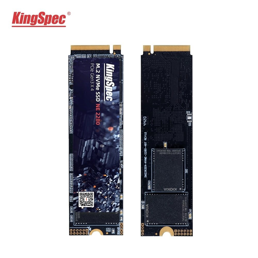 Ổ cứng SSD Kingspec NVME 128GB - 2280 NE-128 - Hỗ trợ cài sẵn windows  theo yêu cầu