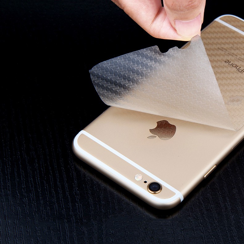 Miếng dán mặt lưng cacbon bảo vệ điện thoại Case  6/6s/7/7plus/8/8plus/plus/x/xr/xs/11/12/pro/max/ốp lưng | BigBuy360 - bigbuy360.vn