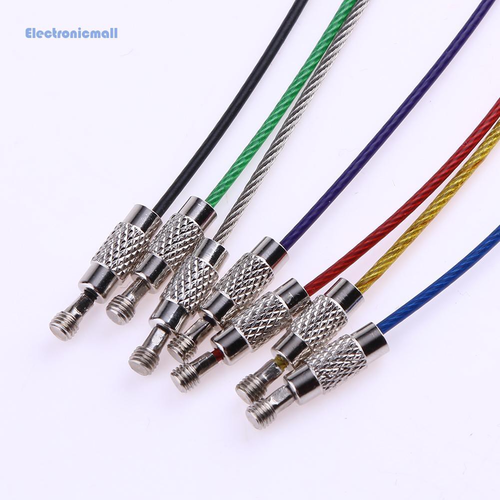 Set 7 dây thép không gỉ treo chìa khóa độc đáo