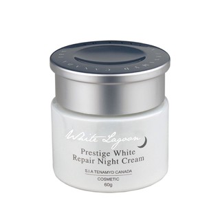 Kem dưỡng trắng da ban đêm Tenamyd Canada Hũ 60g - White lagoon -PRESTIGE WHITE REPAIR NIGHT CREAM