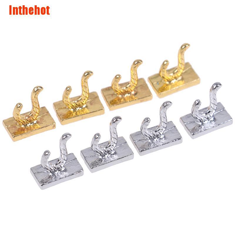 Bộ 4 Móc Treo Quần Áo Cho Búp Bê Tỉ Lệ 1: 12