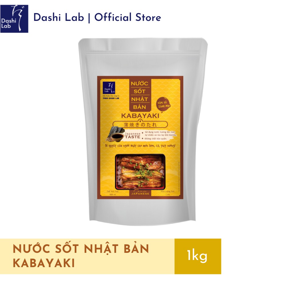 Nước Sốt Kabayaki Nhật Bản - Dashi Lab - 1kg/túi