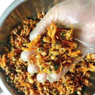 Bắp sấy mắm mix khô gà lá chanh 300gr