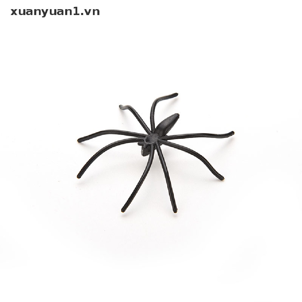 Set 20 Chú Nhện Nhựa Trang Trí Halloween
