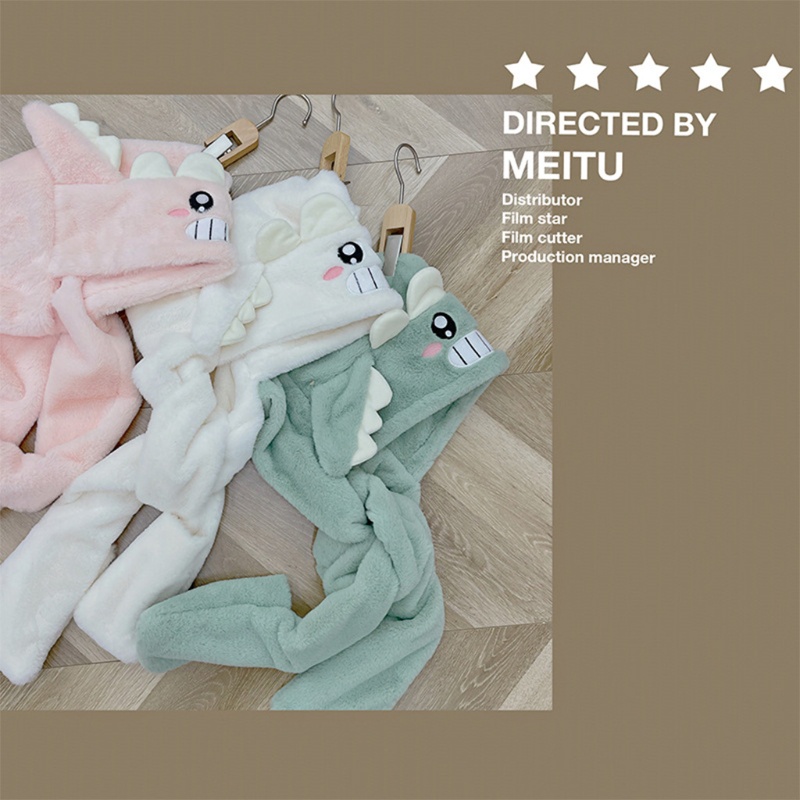 Set Khăn Choàng Cổ + Găng Tay + Mũ Bảo Vệ Tai Kiểu Hoạt Hình One Piece Độ