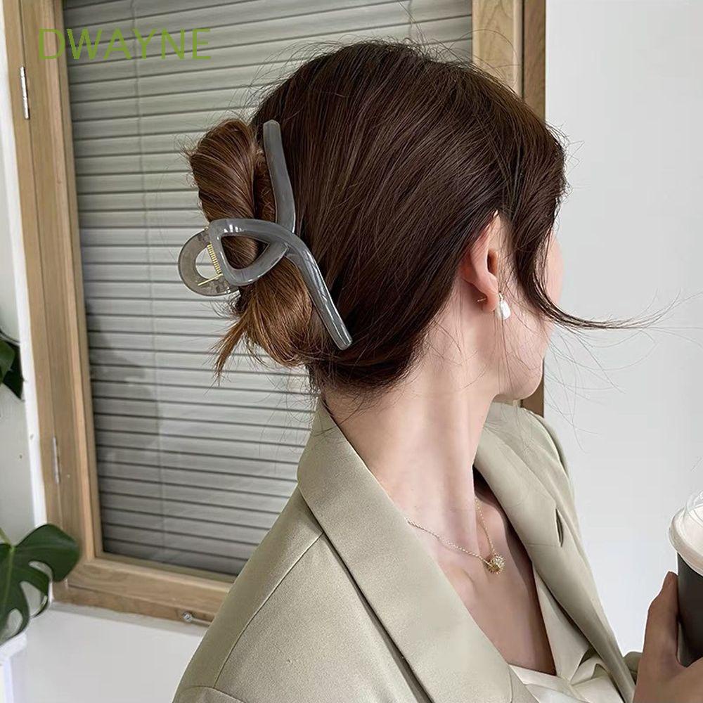 Kẹp tóc nhựa trong suốt nhiều màu thời trang cho nữ