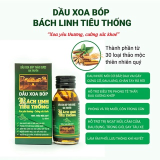 Dầu Xoa Bóp Thảo Dược Bách Linh Tiêu Thống