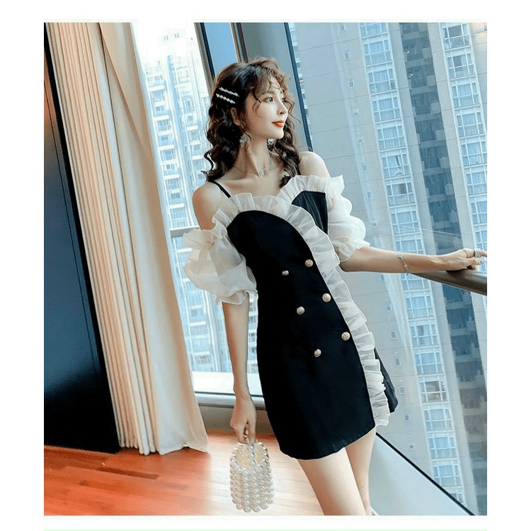 (HCM) Đầm body dự tiệc lệch vai siêu thời trang , hottrend xinh xắn cho các chị em , tôn dáng sành điệu KOKO MI FASHION