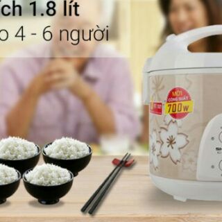 [THANH LÝ] Nồi cơm điện Sharp 1.8 lít KS-N191ETV