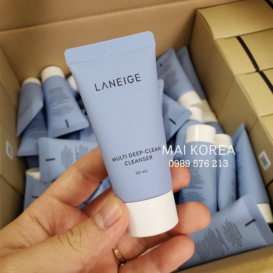 Sữa rửa mặt LANEIGE mini cao cấp sạch sâu đa năng 30ml