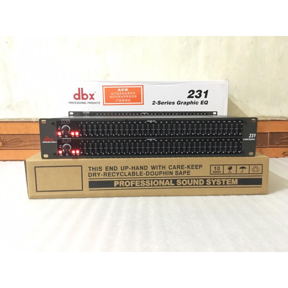 Lọc xì equalizer dbx 231 - lọc âm karaoke + TẶNG DÂY CANON CAO CẤP
