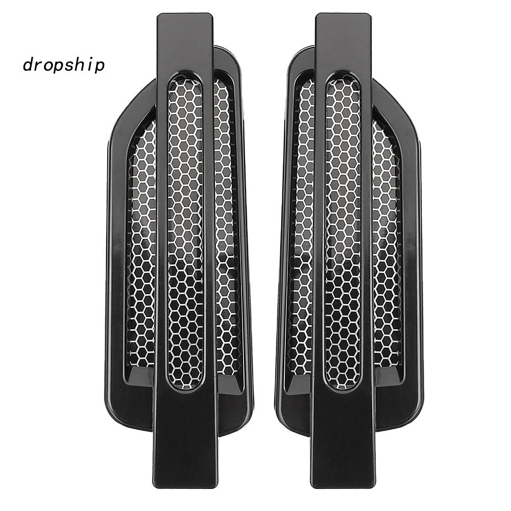 1 Cặp Miếng Dán Trang Trí Nắp Capo Xe Hơi Hình Lưới Tản Nhiệt / Nắp Ca Pô Độc Đáo Cho Xe Hơi DP 1 Cặp