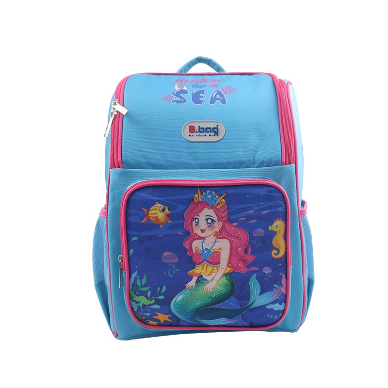 Balo B.bag Chống Gù Adventure Box-Under The Sea B-12-116 Xanh nhạt