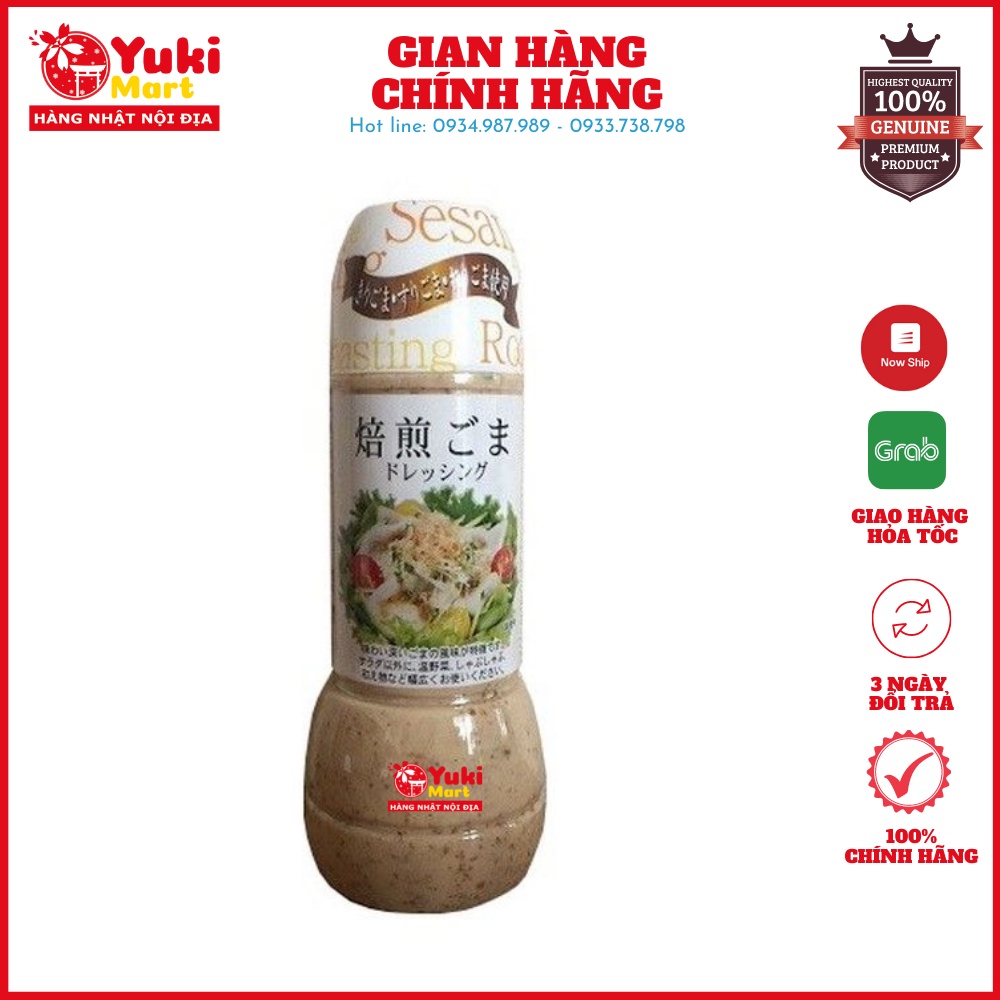 Sốt Salad vị Mè Rang Kobe bussan 300ml nội địa Nhật Bản