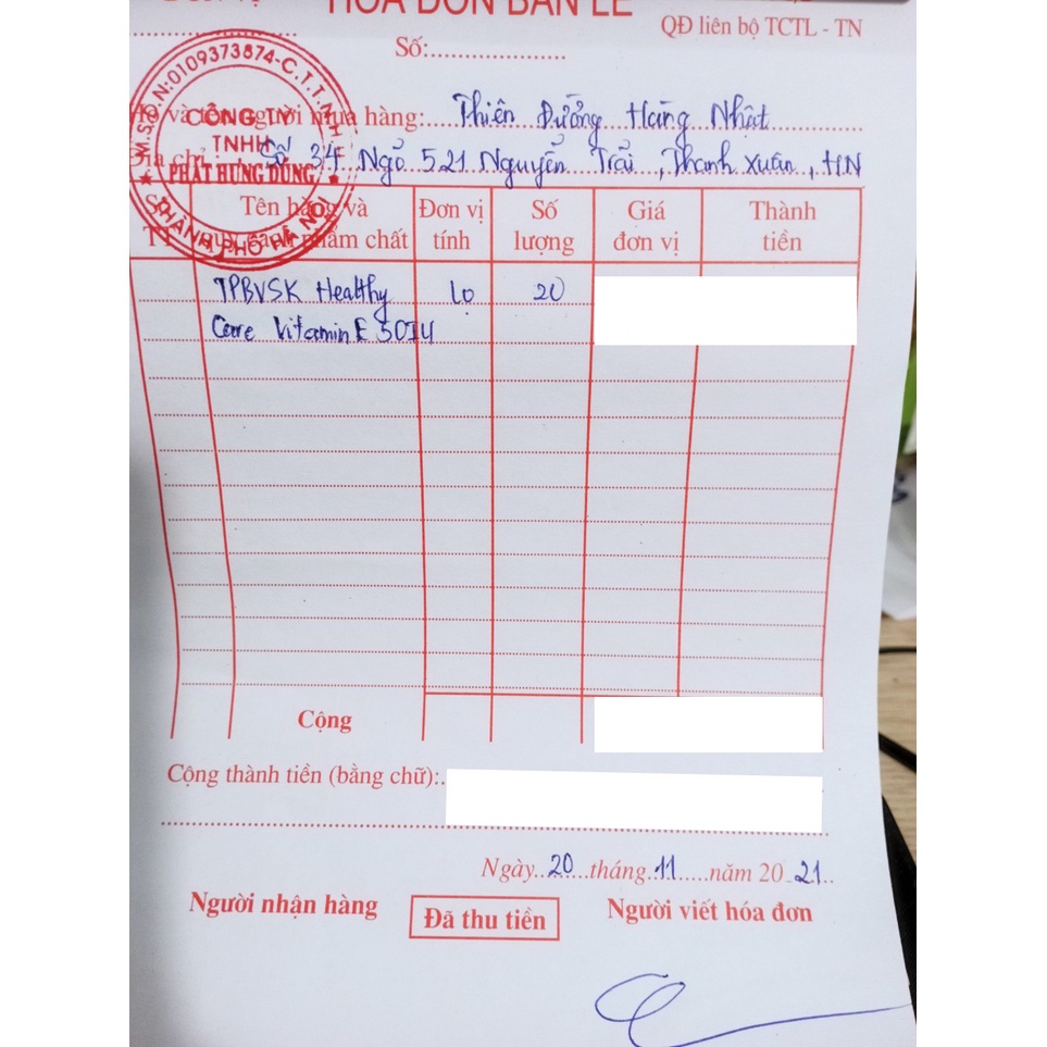 Viên uống Vitamin E Healthy Care, Viên bổ sung Vitamin E Úc 500IU 200 viên- Viên uống đẹp da, hỗ trợ  tim mạch