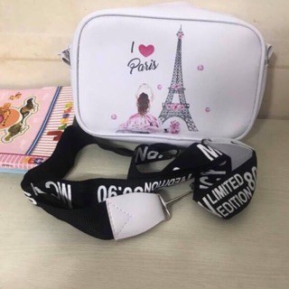 TÚI ĐEO CHÉO DA THÁP PARIS DỄ THƯƠNG S83