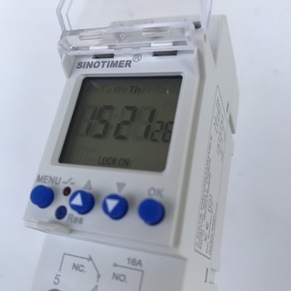 Timer 24h 7 ngày TM928RAK-16A Sinotimer chuyên dụng cài CHUÔNG REO Trường học, Nhà máy, Văn phòng...