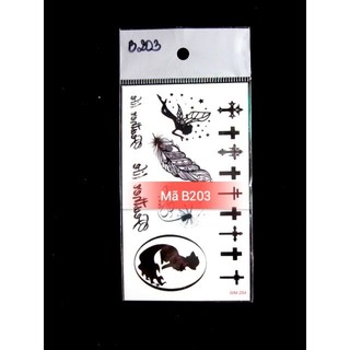 Hình xăm dán nhỏ B203