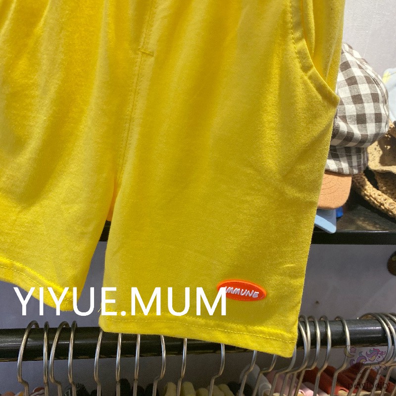 Bộ Áo Thun Cotton Sát Nách + Quần Short Cá Tính Cho Bé Trai Kiểu Hàn Quốc