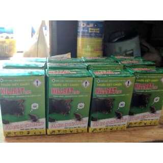  Combo 5 hộp diệt chuột killrat( gồm 10 gói)
