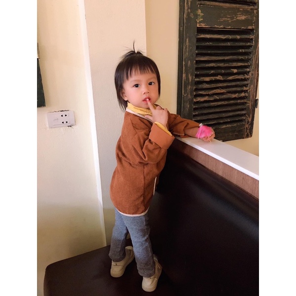 Áo khoác nhung cho bé trai bé gái theo phong cách Hàn - Hàng thiết kế