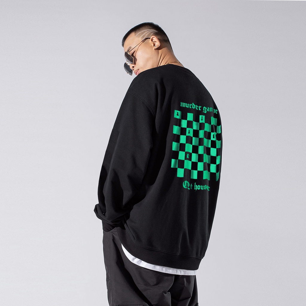 Áo sweater unisex nam nữ form rộng Qt.house nỉ dài tay SWBC01 | BigBuy360 - bigbuy360.vn