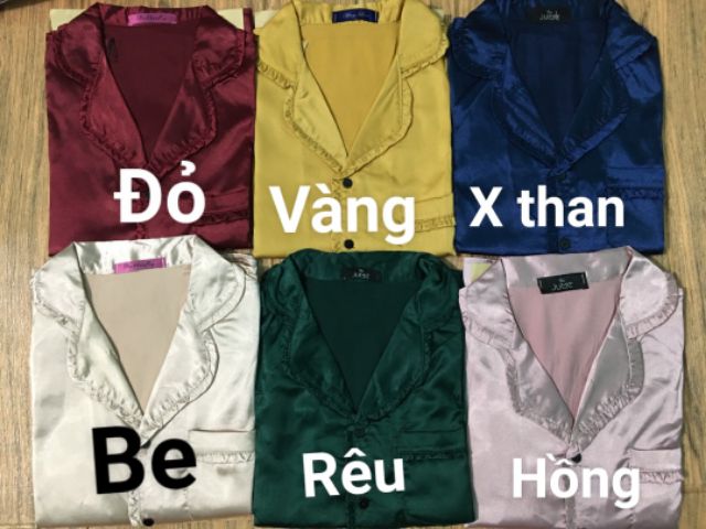 Bộ lụa ngủ viền bèo ngố hàng đẹp | BigBuy360 - bigbuy360.vn