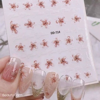 stick hoa gắn móng nail