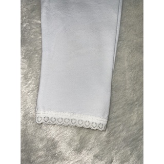 Quần Legging Dài Cotton Có Ren Bé Gái  8 đến 24kg