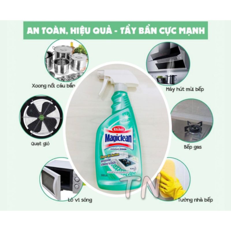 Xịt tẩy bếp Magic Clean Thái Lan