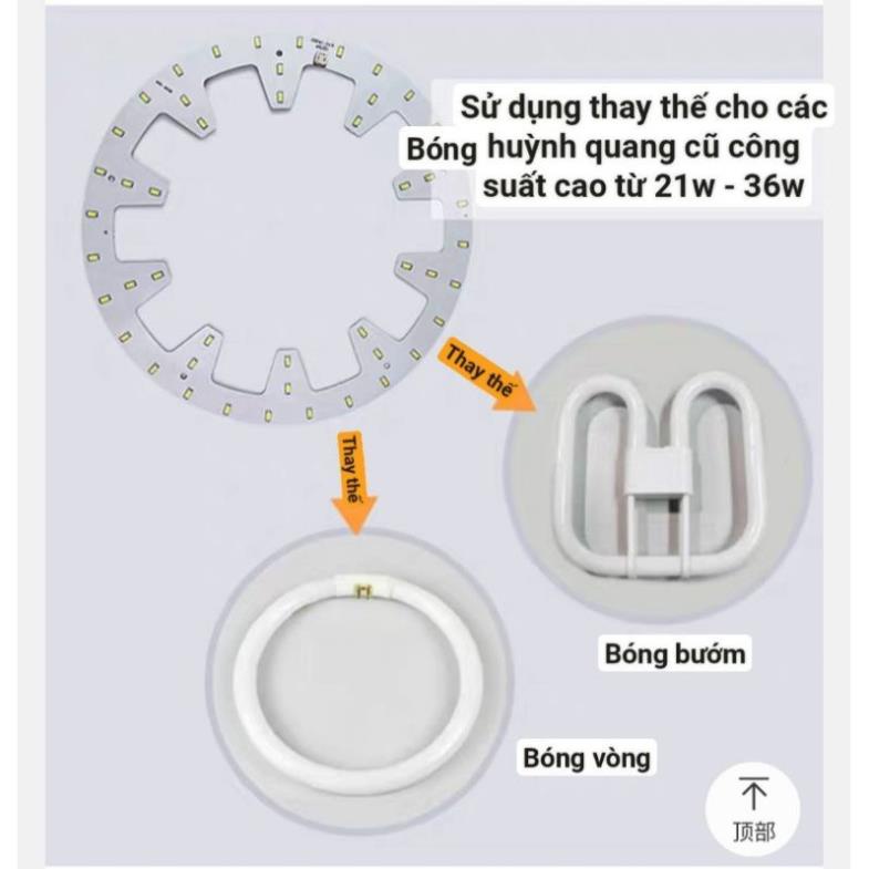 BÓNG VÒNG LED CHO MÂM ỐP TRẦN CÔNG SUẤT 12W-18W _ 24w SỬ DỤNG THAY THẾ CHO BÓNG HUỲNG QUANG KIỂU CŨ