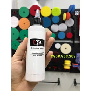dung dịch Dpro tẩy ố kính xe ô tô - tẩy mốc kính an toàn hiệu quả