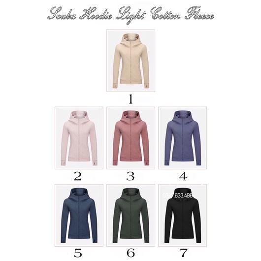Áo Khoác Tập Gym - Yoga Nữ Lululemon Scuba Hoodie Light Cotton Fleece - Áo Khoác Thể Thao Cao Cấp Mới Nhất Thu Đông 2021