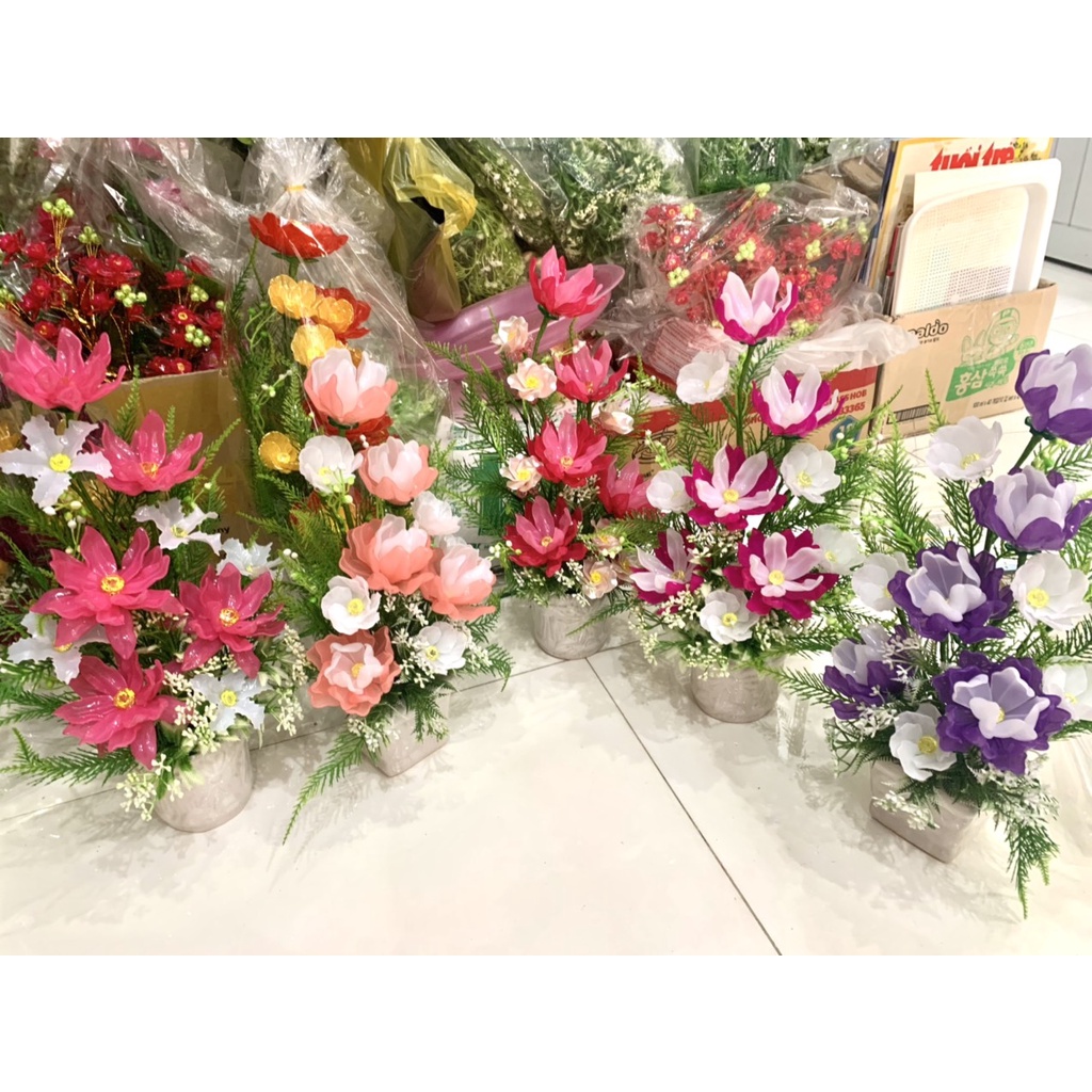 Hoa để bàn cao 35cm