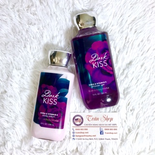 💎 Set Lotion dưỡng thể và Sữa tắm Bath & Body Works - Dark Kiss