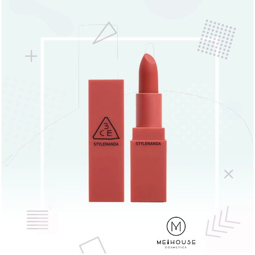 Son lì 3ce mood on on #221 mellow flower (có sẵn) 100% AUTH | BigBuy360 - bigbuy360.vn