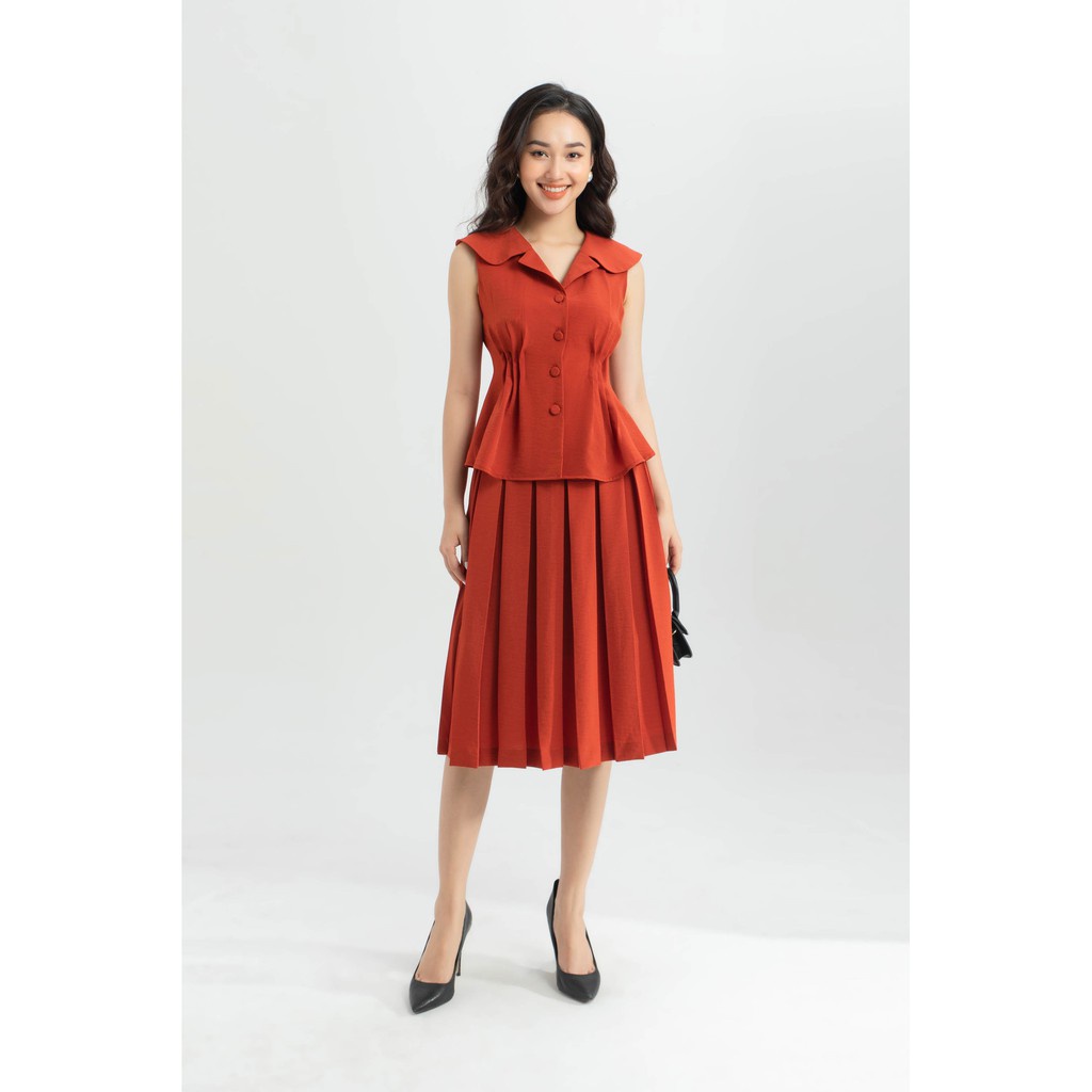 Áo không tay cổ kiểu nữ IVY moda MS 16M6327