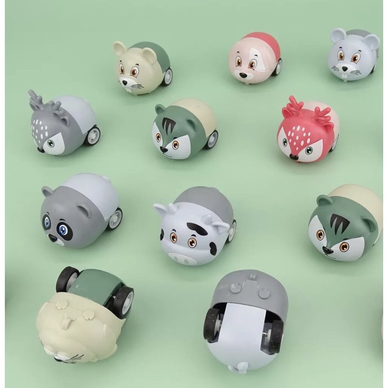 Xe Ô Tô Mini Hình Thú Chạy Cót Đáng Yêu  Xe Mini Hình Thú Ngộ Nghĩnh Cho Bé Sóc_toystore