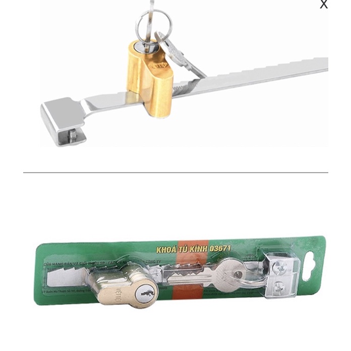 Khoá tủ kính Việt tiệp