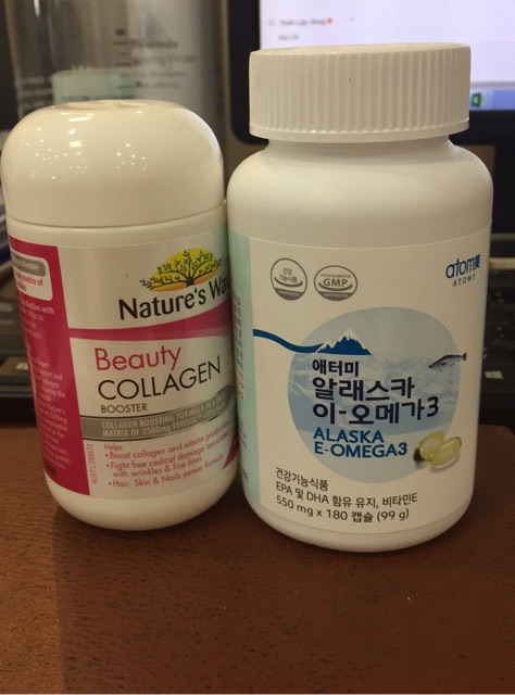 Combo Beauty collagen và Alaska E-Omega3 | BigBuy360 - bigbuy360.vn