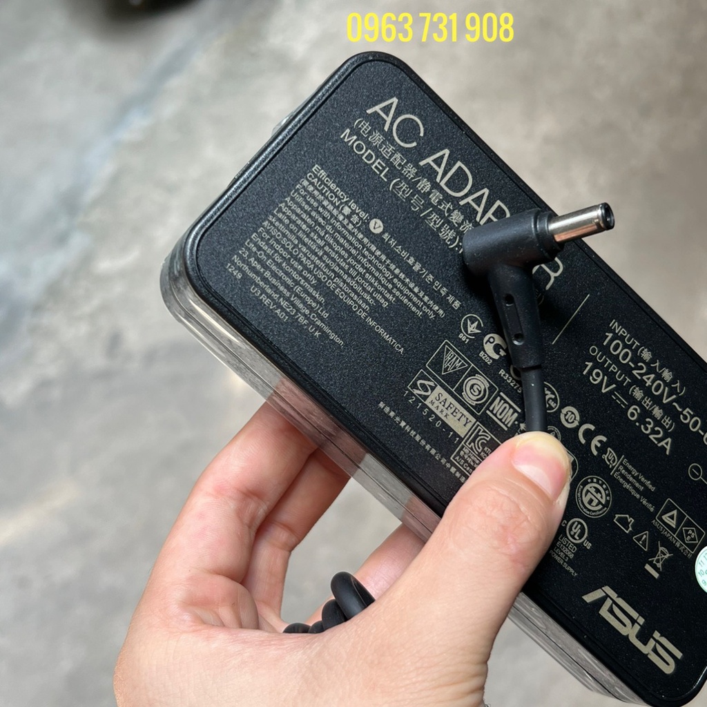 Sạc laptop Asus TUF FX505 FX505G 19V-6.32A chính hãng Asus