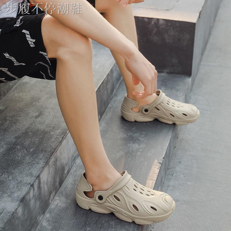 Giày Sandal Yeezy Đục Lỗ Có Size Lớn 2021 Dành Cho Nam Giới